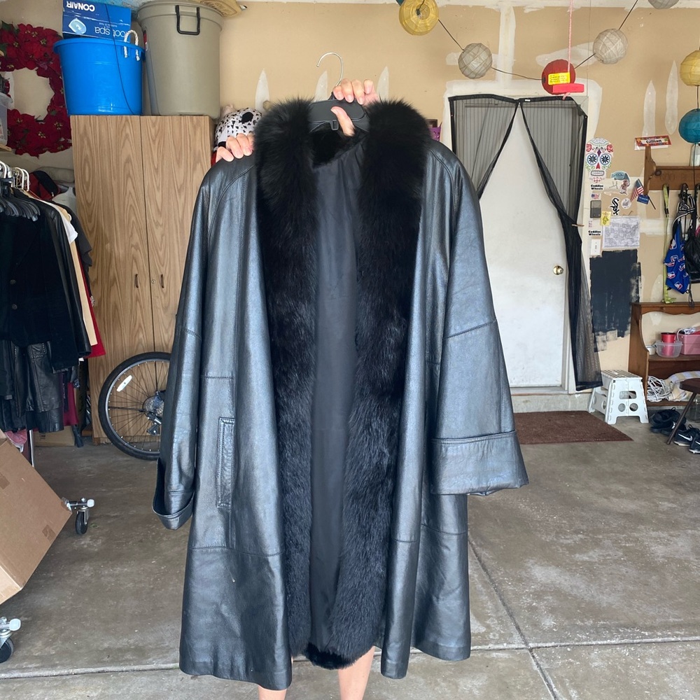 fox fur coat